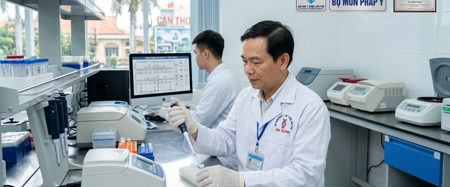 Xét nghiệm ADN với chuyên gia từ Bộ môn Pháp y ĐHYD Cần Thơ