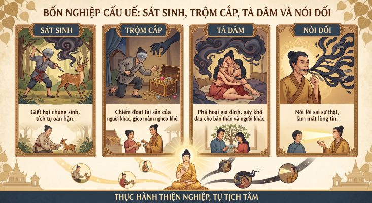 4 nghiệp cấu uế
